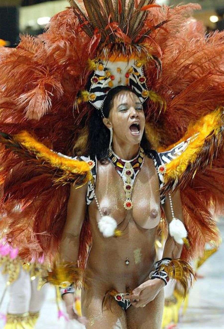 Carnaval à Rio de Janeiro nu