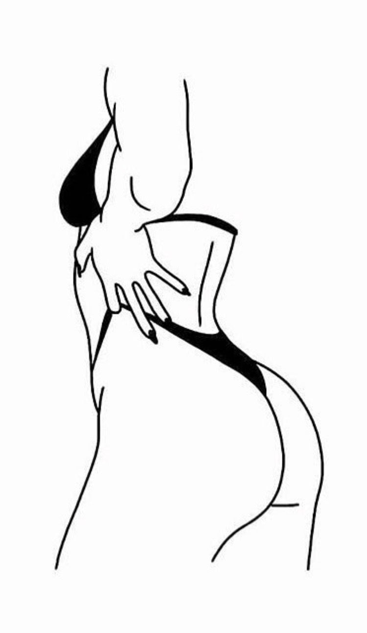 La silhouette du corps féminin