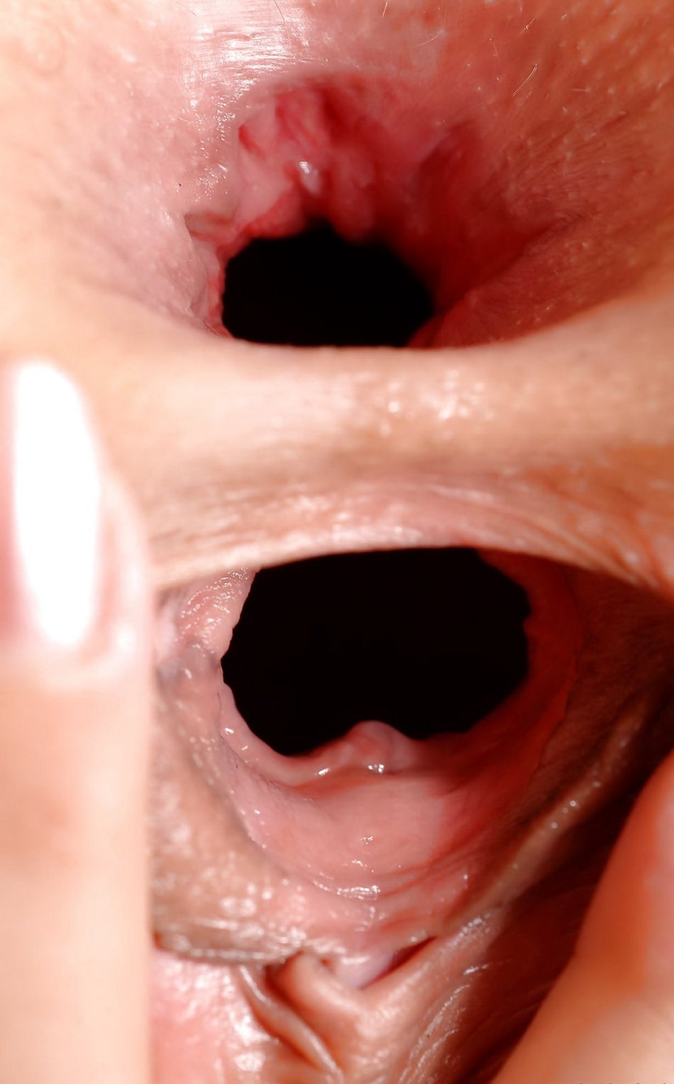 Une caméra vidéo à l'intérieur du vagin