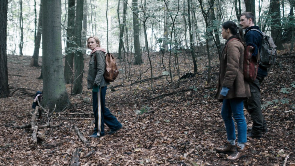 Natalie Hadek avec un crustacé