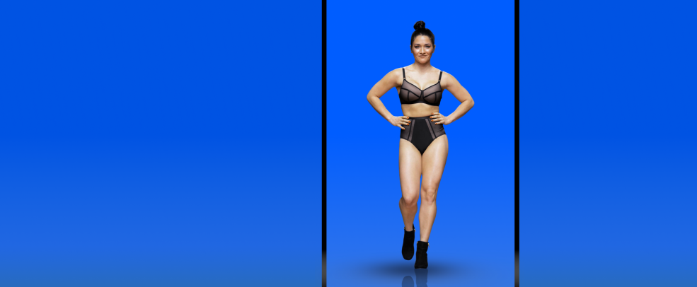 Ekaterina Burlakova en maillot de bain