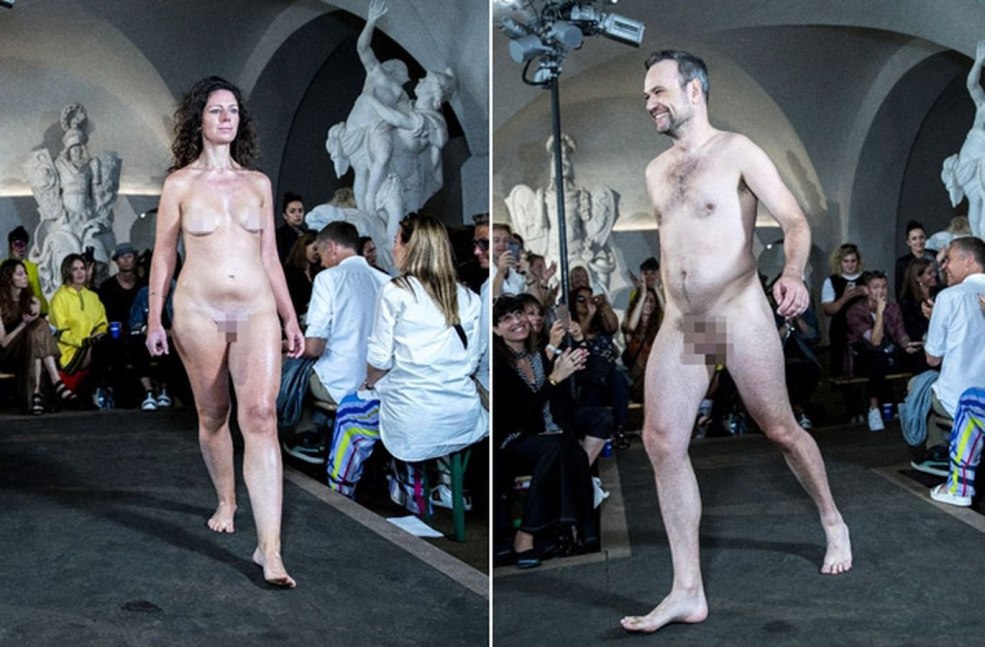 Hussein Chalaian Naked Fashion