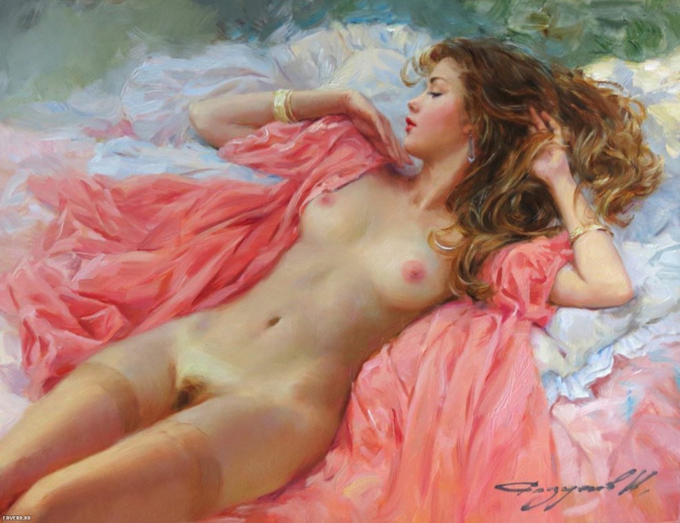 Peinture nue Eric Valles