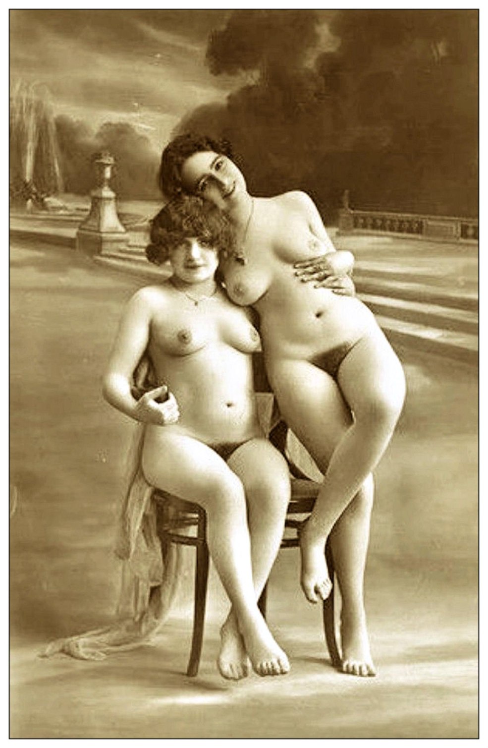 Belles dames nues rétro