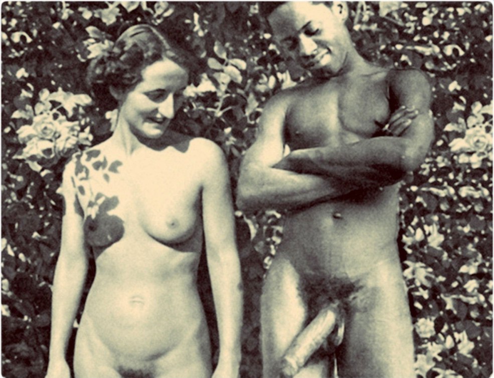Famille Nudism Photo rétro