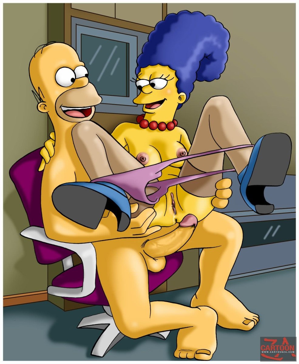 Marge Simpsons et Bart Simpson 18 + porno