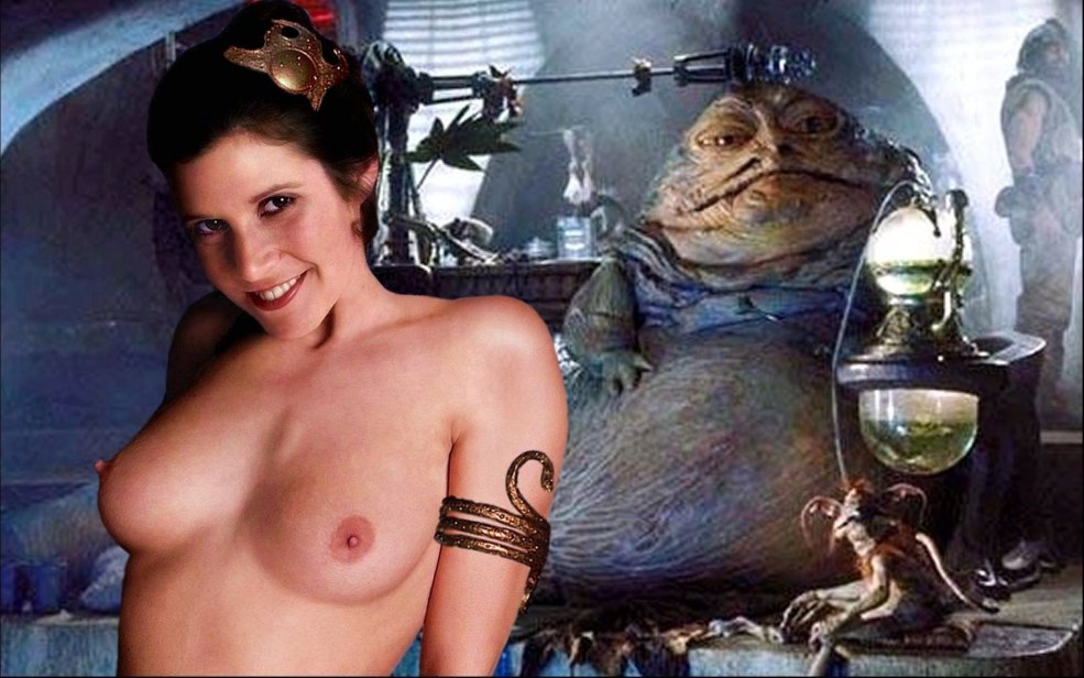 Carrie Fisher Princesse Leia nue
