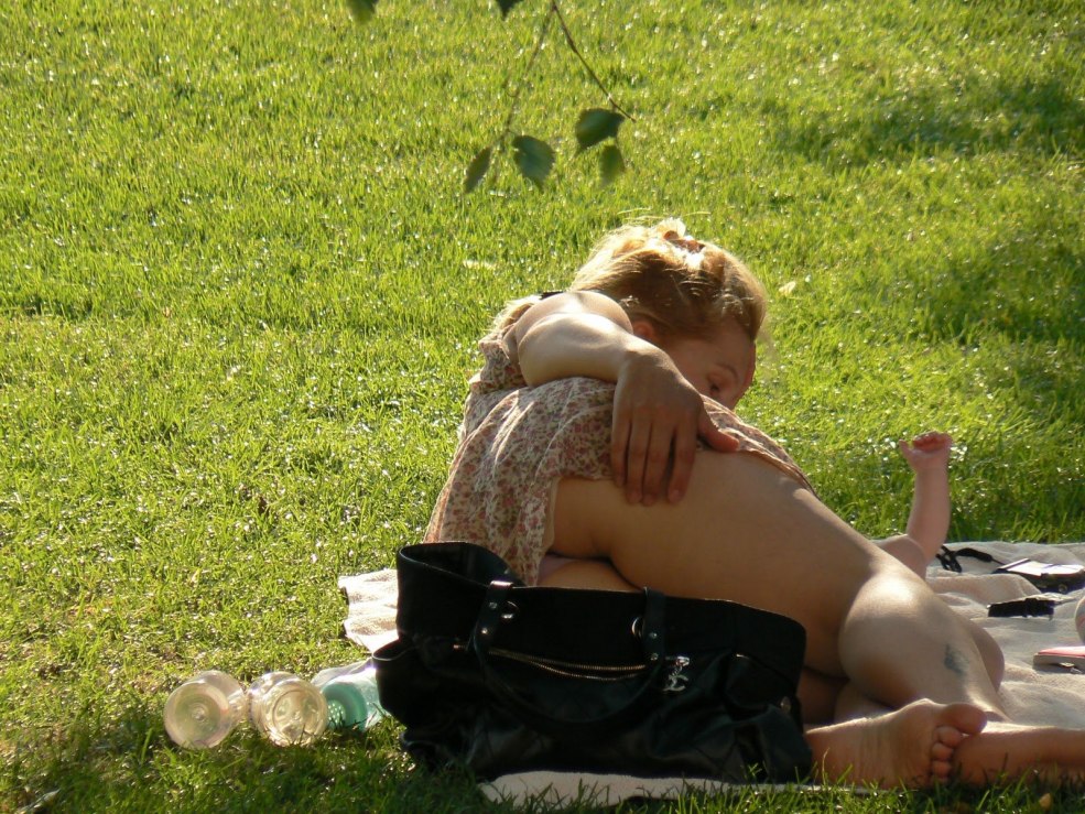 Espionné sur les femmes dans la nature