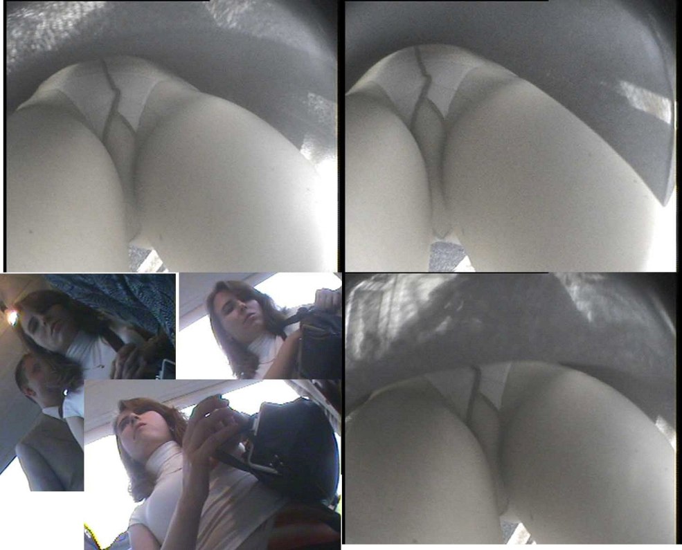 Caméra cachée sous une jupe