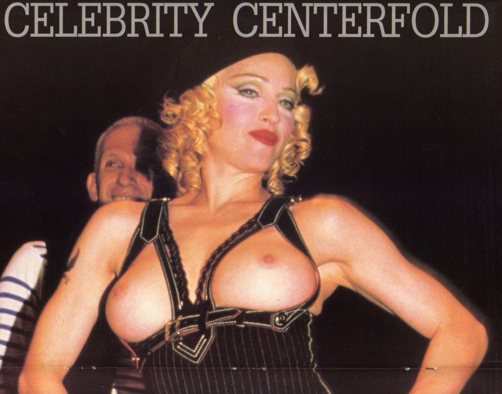 Photos érotiques de la jeune Madonna