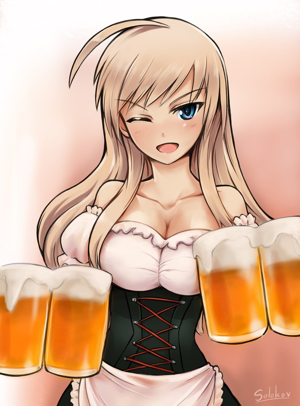 Bière d'anime