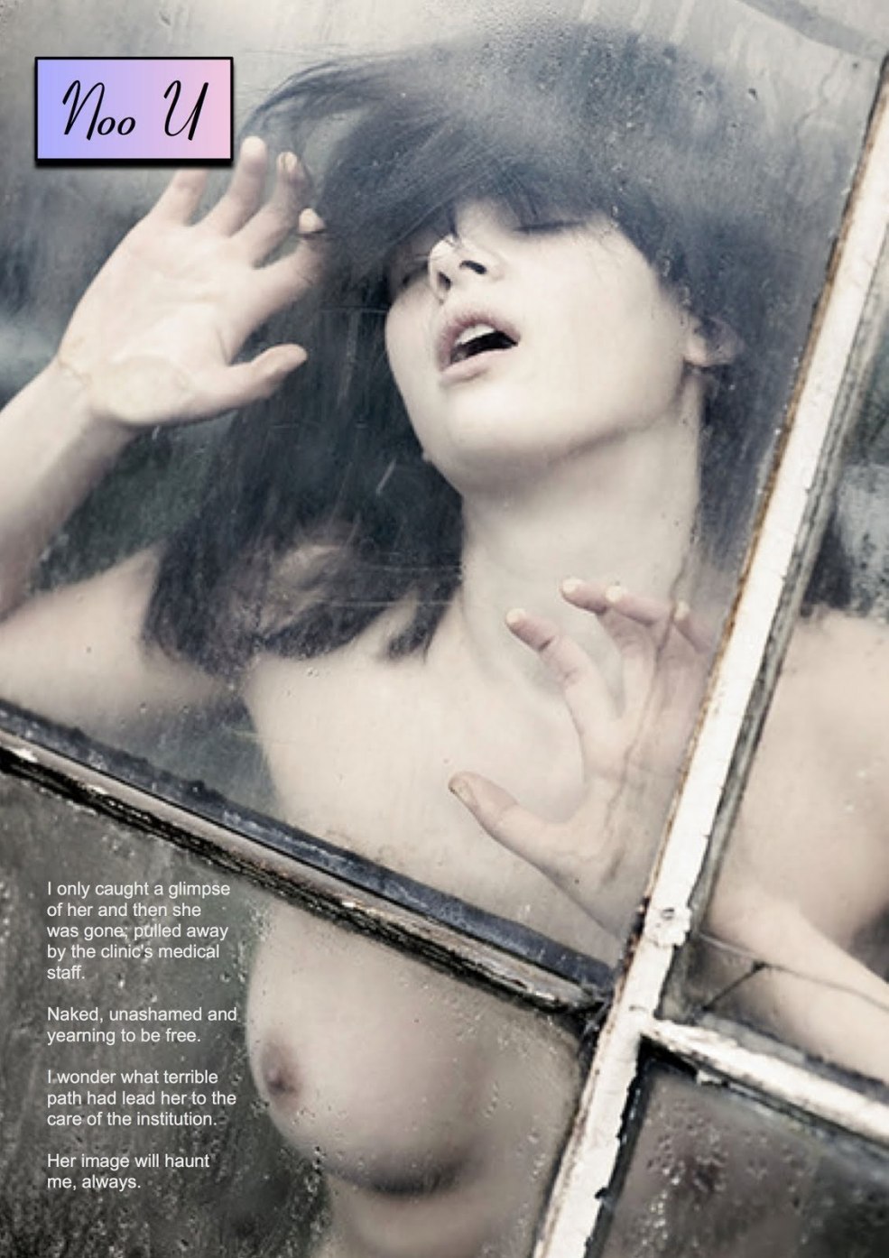 Nu derrière la vitre