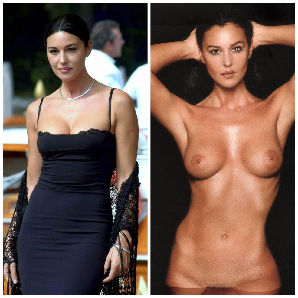 Monica Bellucci nu dans les films