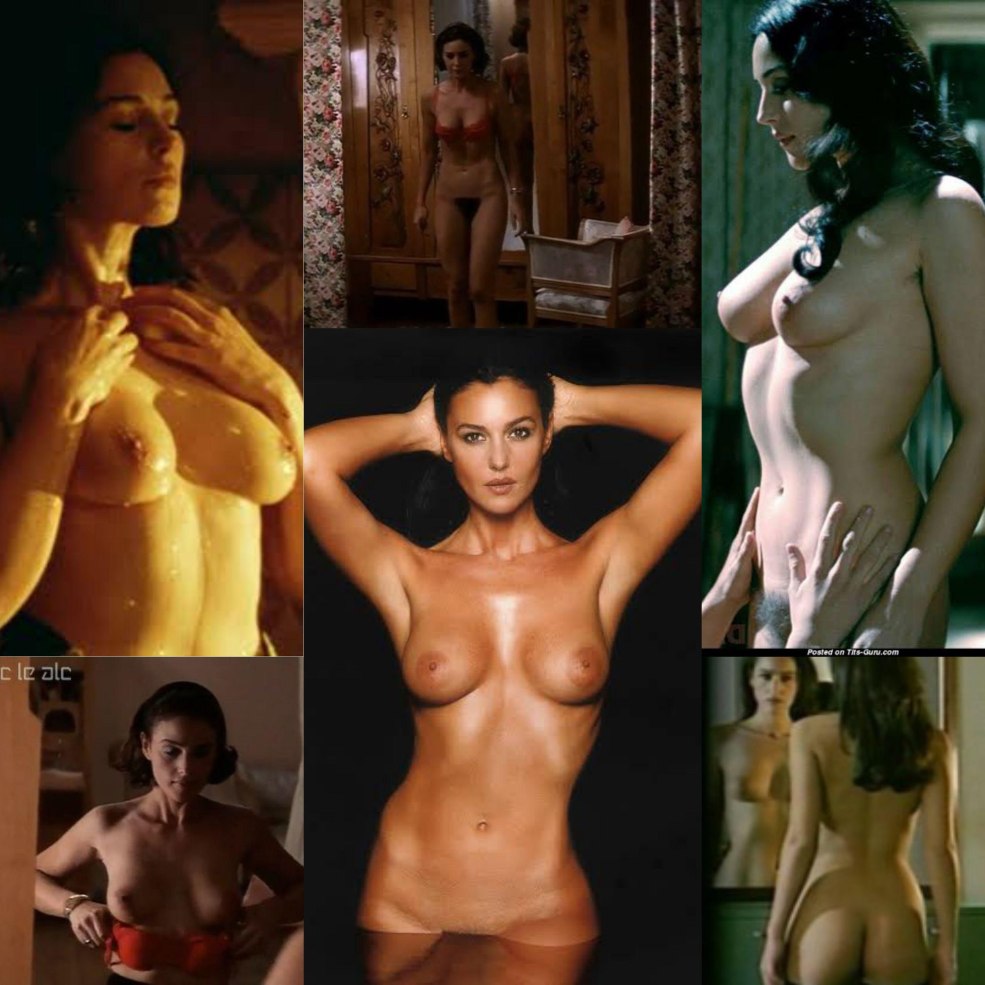 Naked Monica Bellucci dans le film de Malena