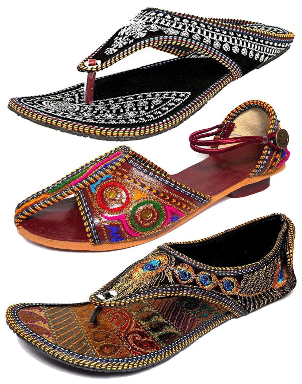 Les chaussures indiennes sont des chaussures pour femmes