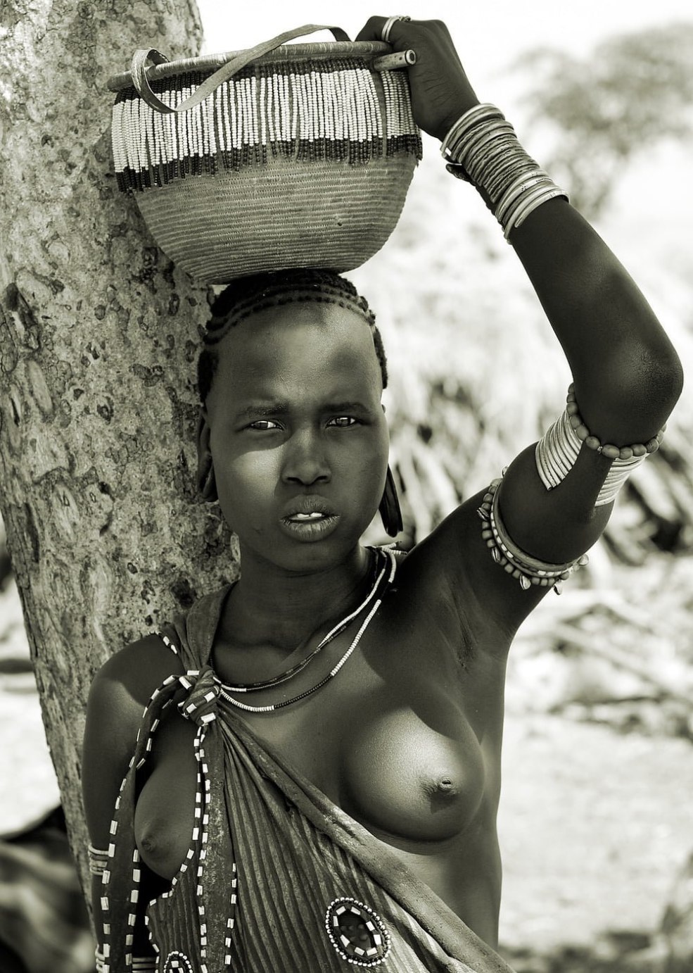 Seins de filles africaines