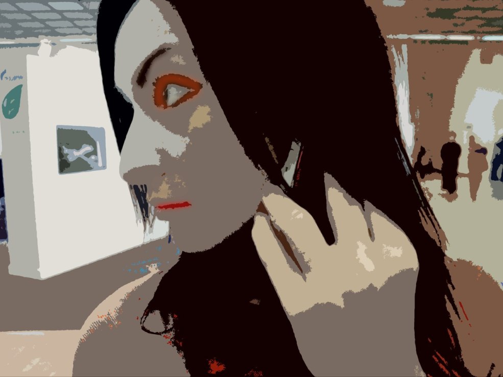 Teresa Fayksova en sous-vêtements