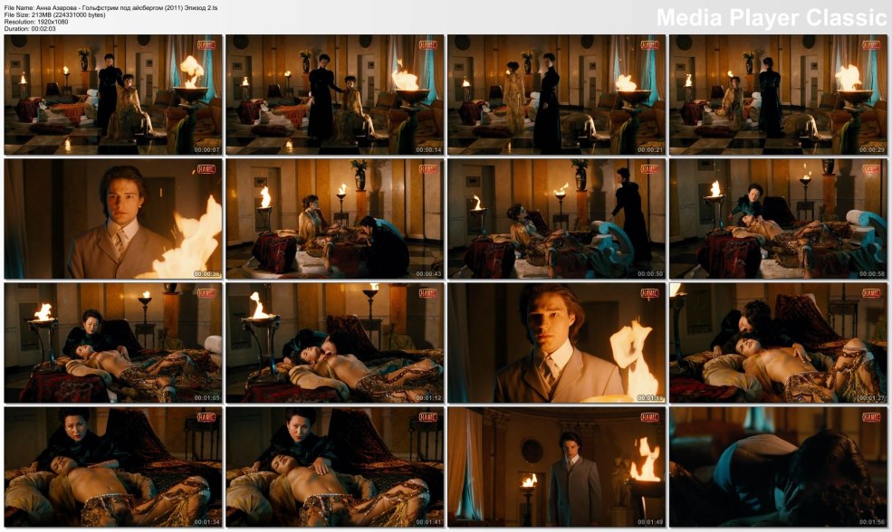 Anna Azarova Golfstim près de l'iceberg