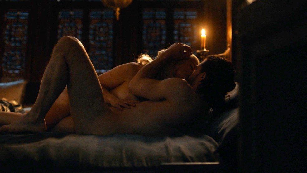 Game of Thrones Kit Harington et Emilia Clarke Senenes