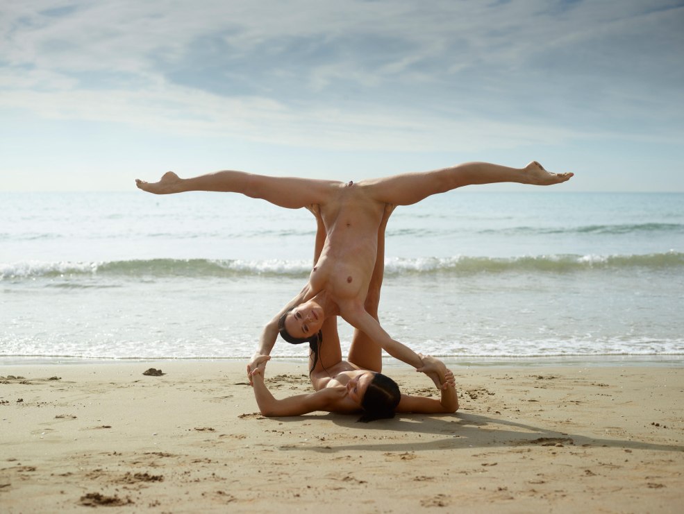 Belles filles sur la plage xxx