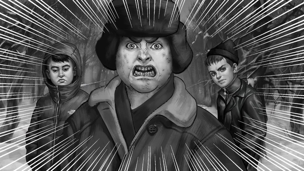 Garage noir minuscule lapin