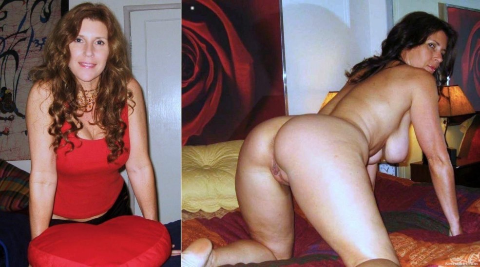 Femmes en vêtements et nue privée