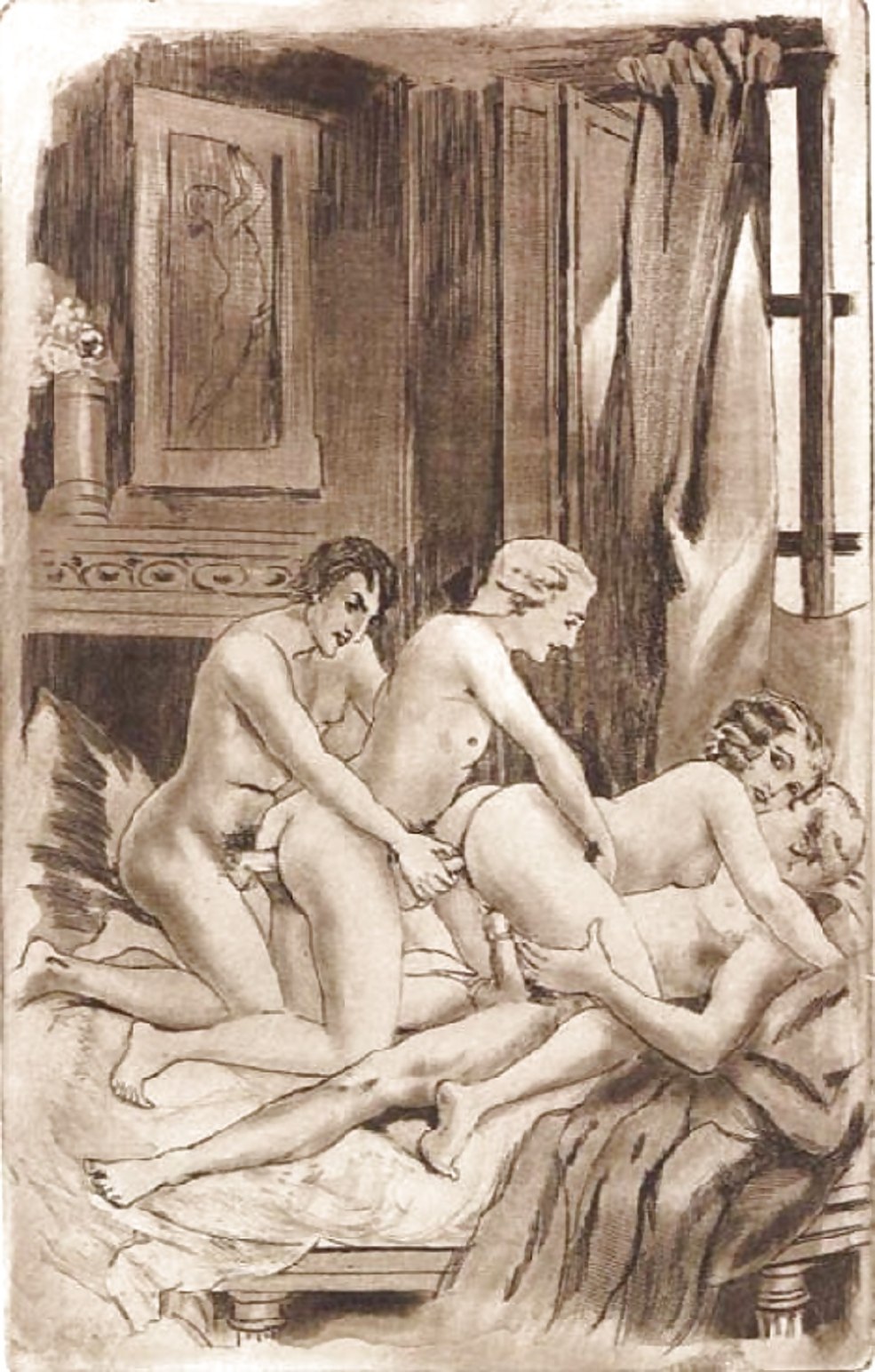 Inceste de gravures pornographiques