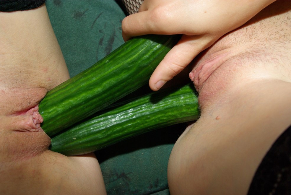 Masturbation des femmes avec des légumes