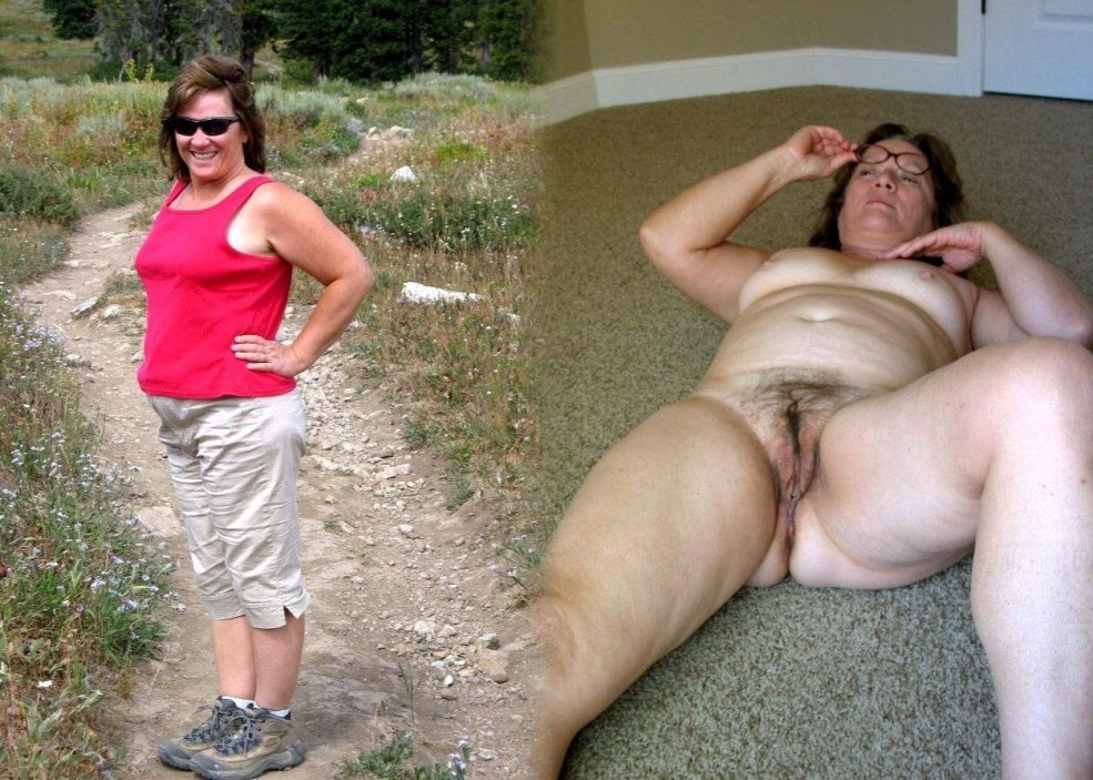 Actrices porno en vêtements et nues