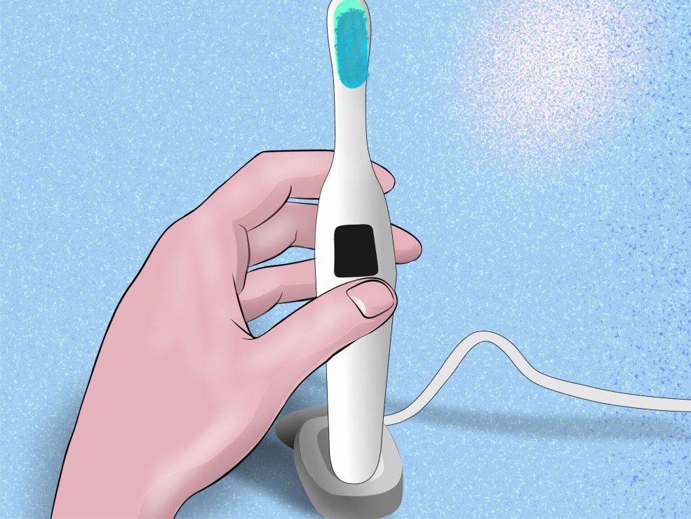Masturbation avec une brosse à dents