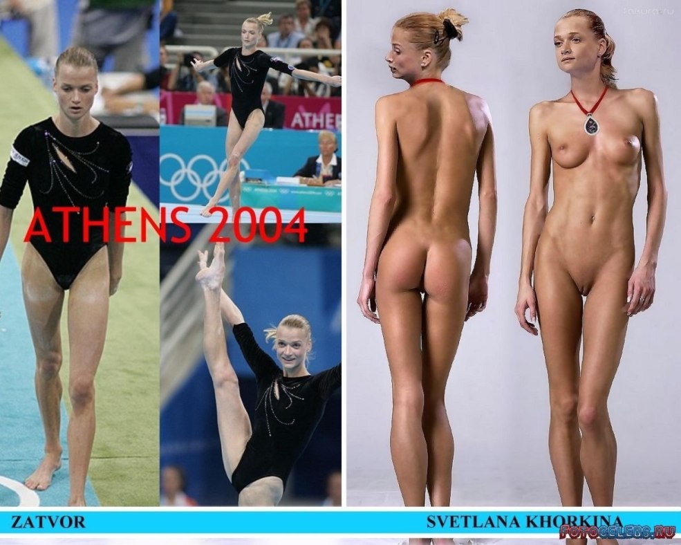 Il y a un anus hirsute nu Svetlana Khorkina