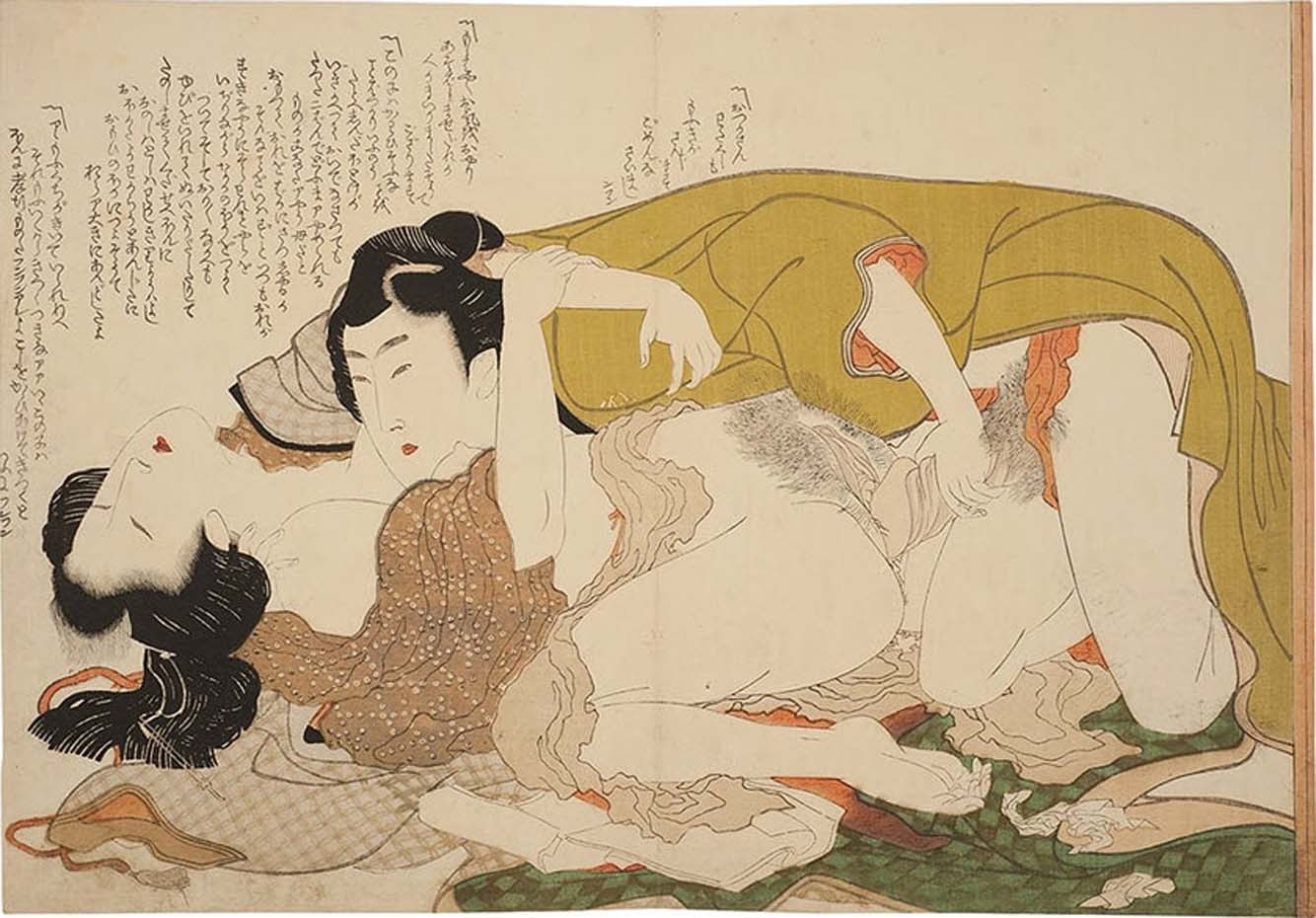 эротика японских художников (120) фото