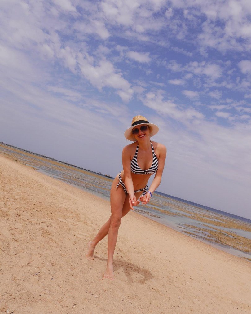 Irina Sashina en maillot de bain