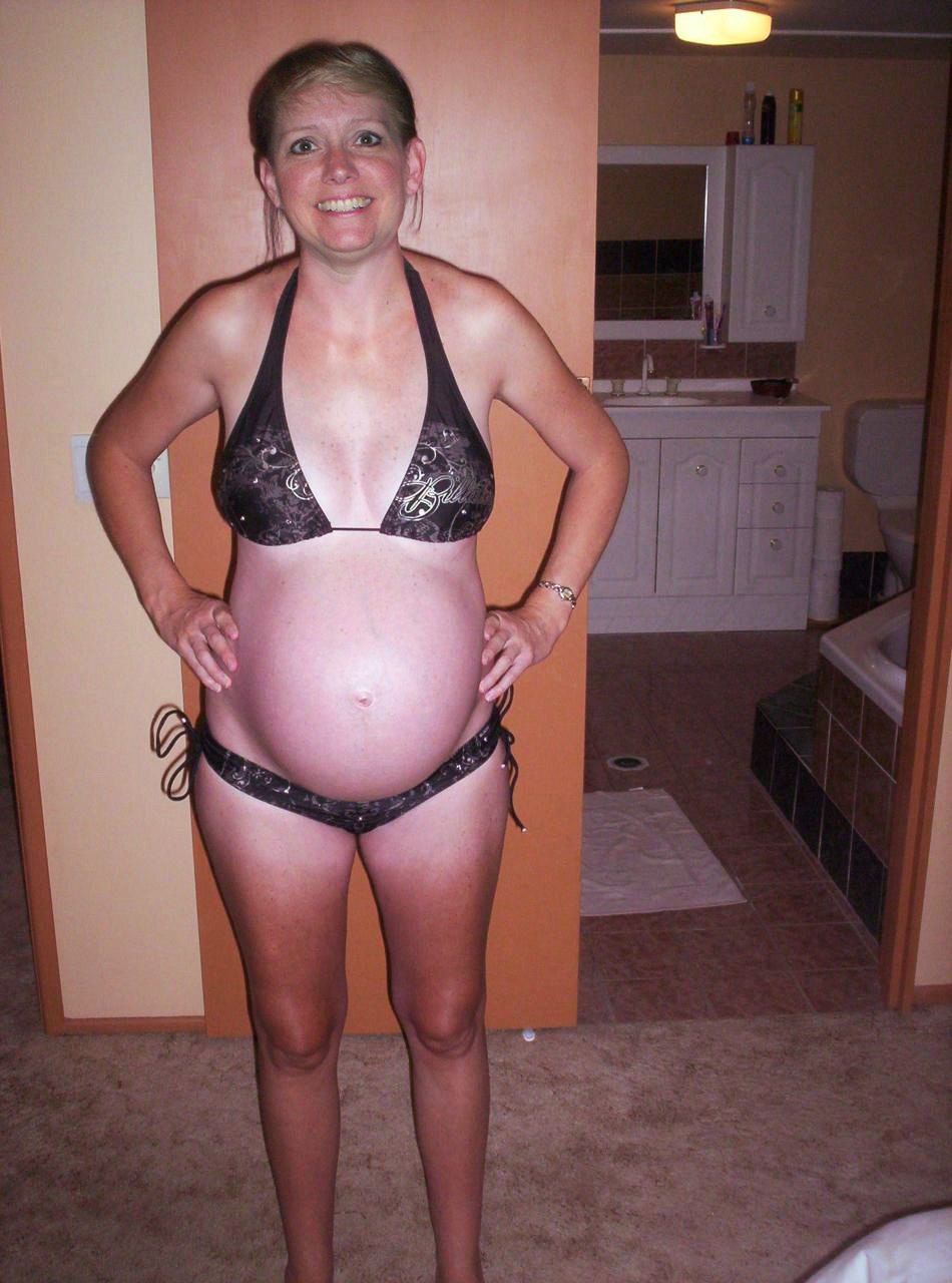 Avant après la grossesse amateur