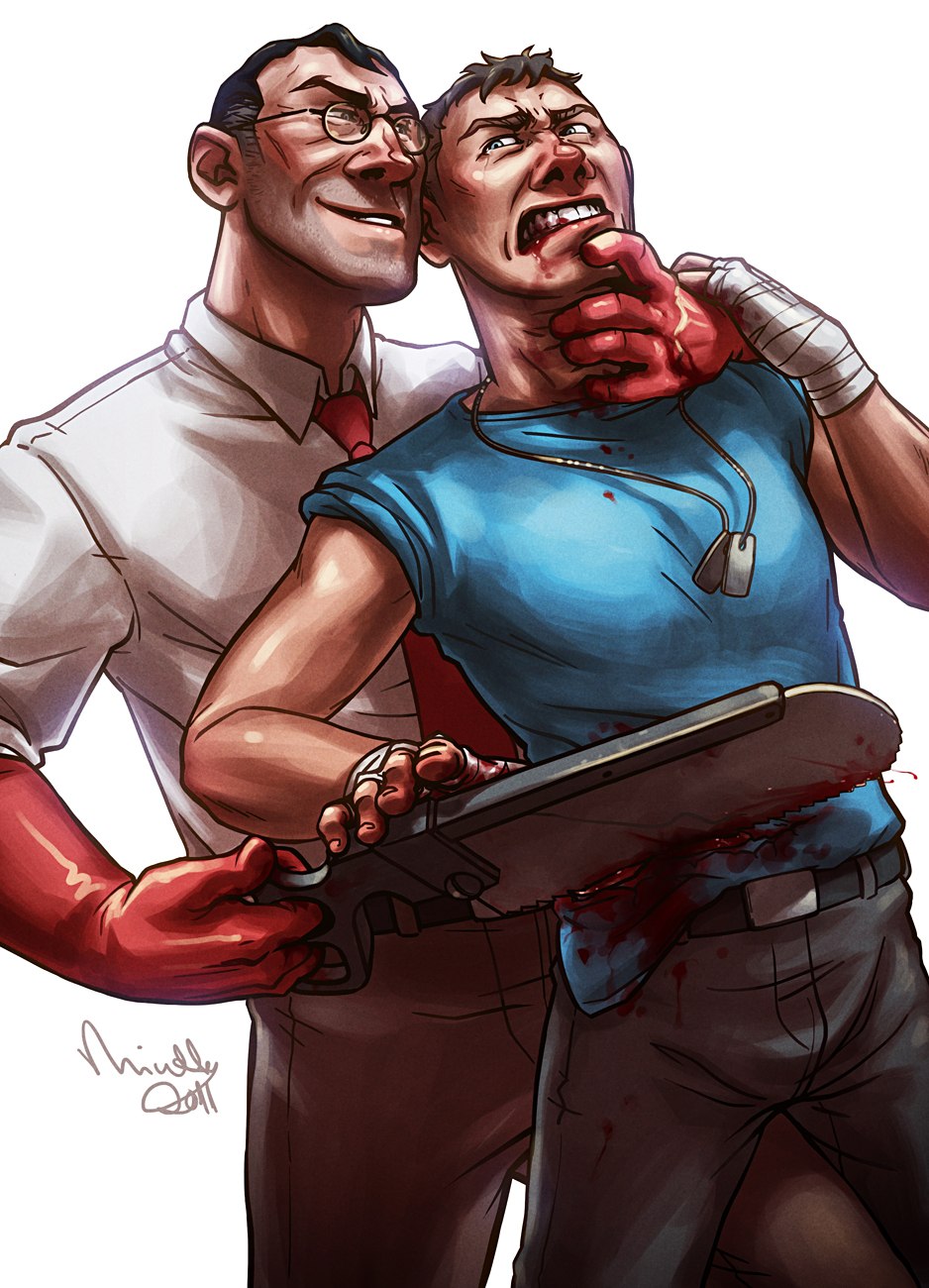 Tim Fortress Medic and Spy