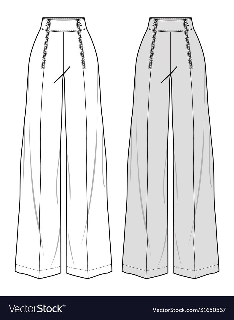 Croquis technique du pantalon