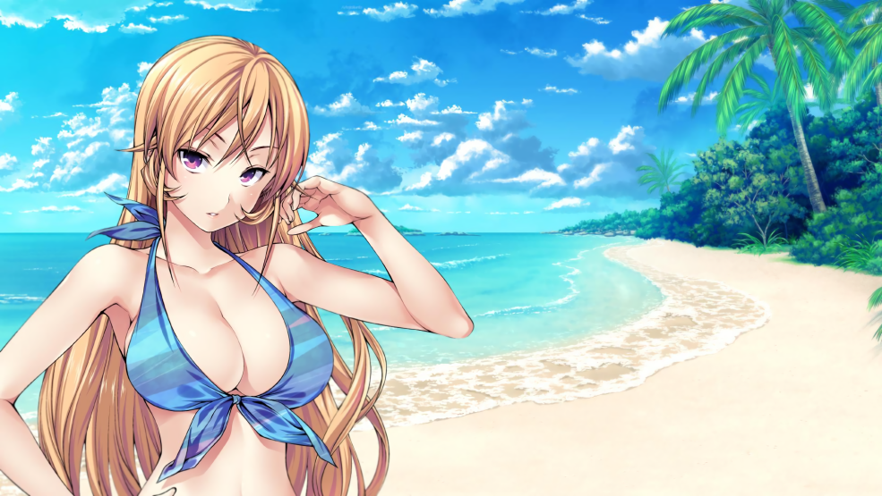 Nakiri Erina en maillot de bain