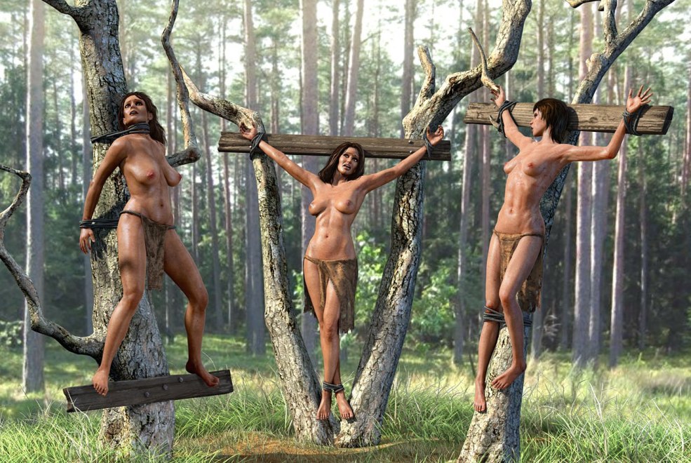 Yogin nu dans la nature