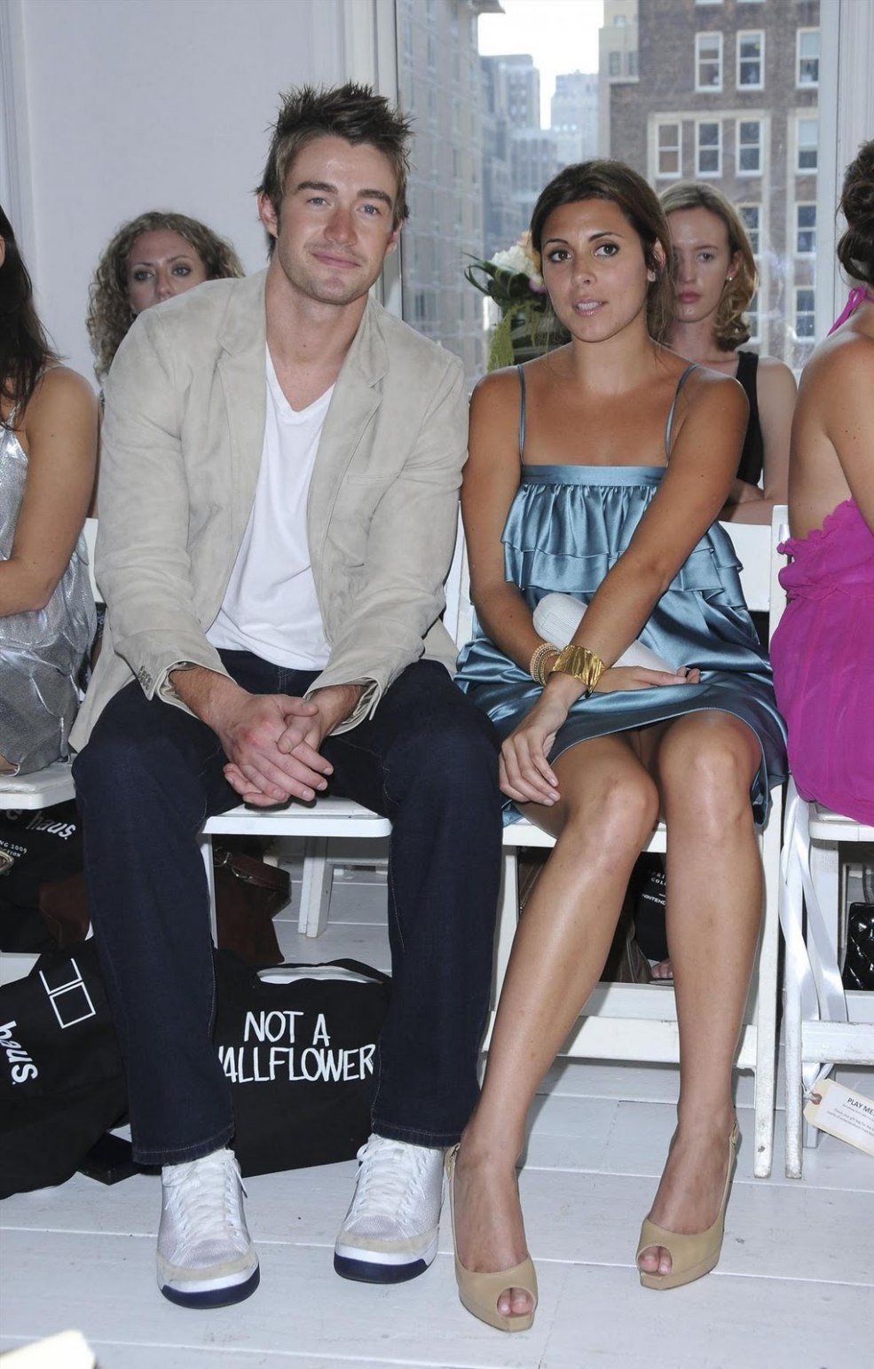 Illustré une culotte dans les escaliers