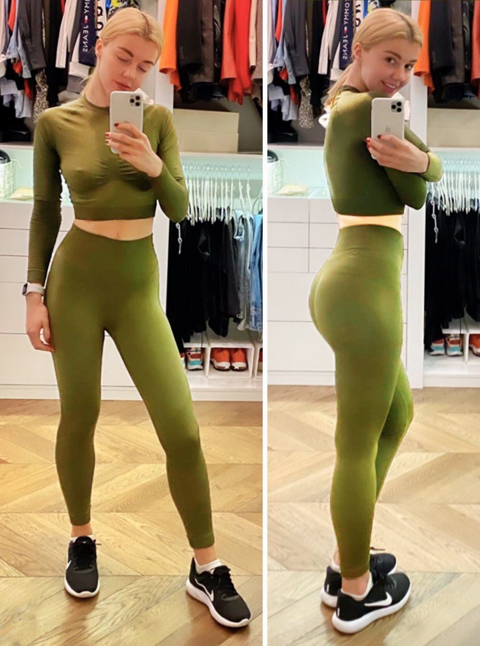 Julianna Karaulova enceinte