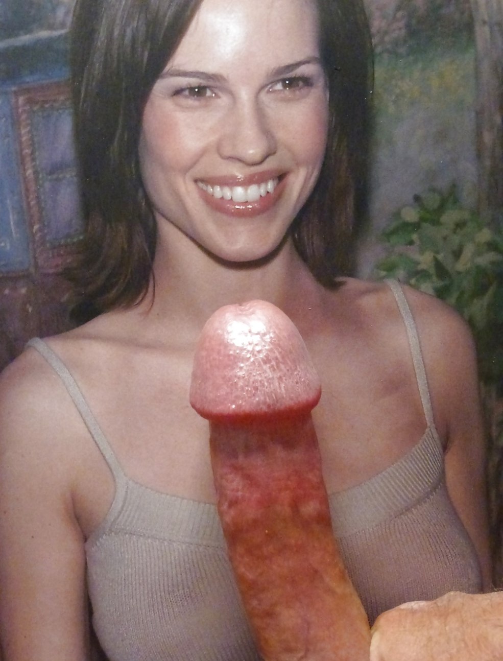 Anal hilary swank sur le lit