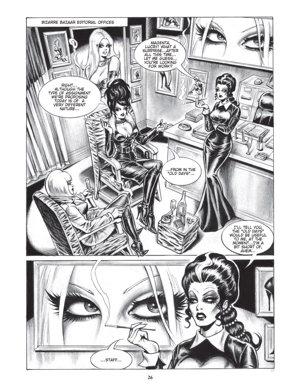 Magenta noir fatale svscomics