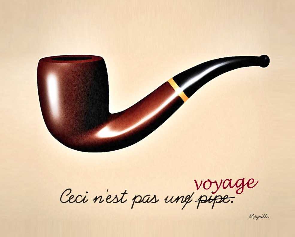 René Magritte verrolisme des images n'est pas un tube