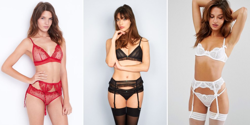 En collants avec une jupe levée