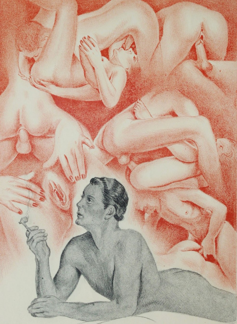 Dessins sur un thème érotique