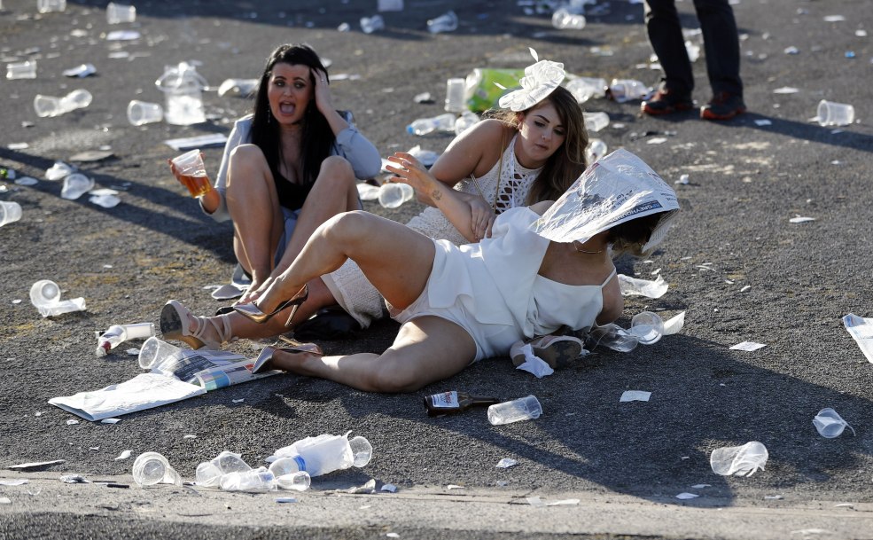 A accidentellement exposé sa poitrine en l'air
