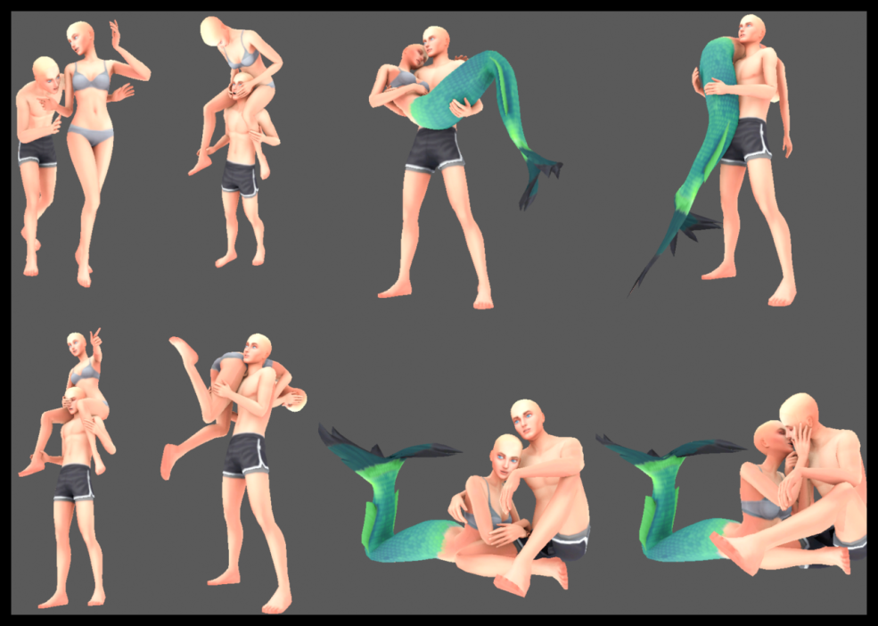 La ballerine est multi-colorante