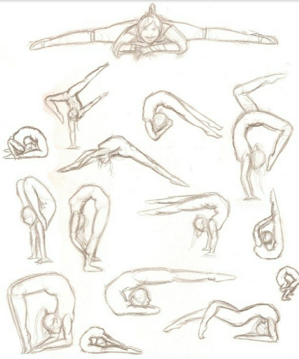 Positions de la gymnastique rythmique pour les débutants