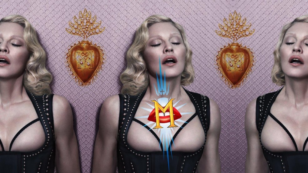 Gestes maçonniques de Madonna