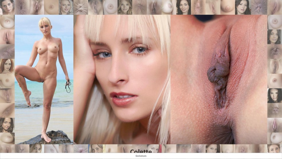 Le visage de la fille et son vagin